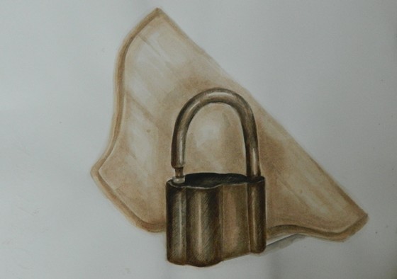 Handmade: Paintings of carvings.